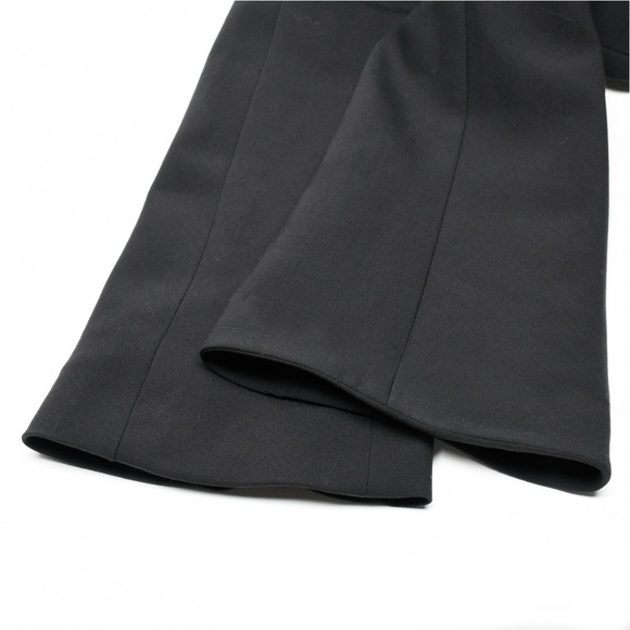 EMANUEL UNGARO Collection Women's Zip Front Wool Jacket Size 40 in Black - Picture 8 of 8